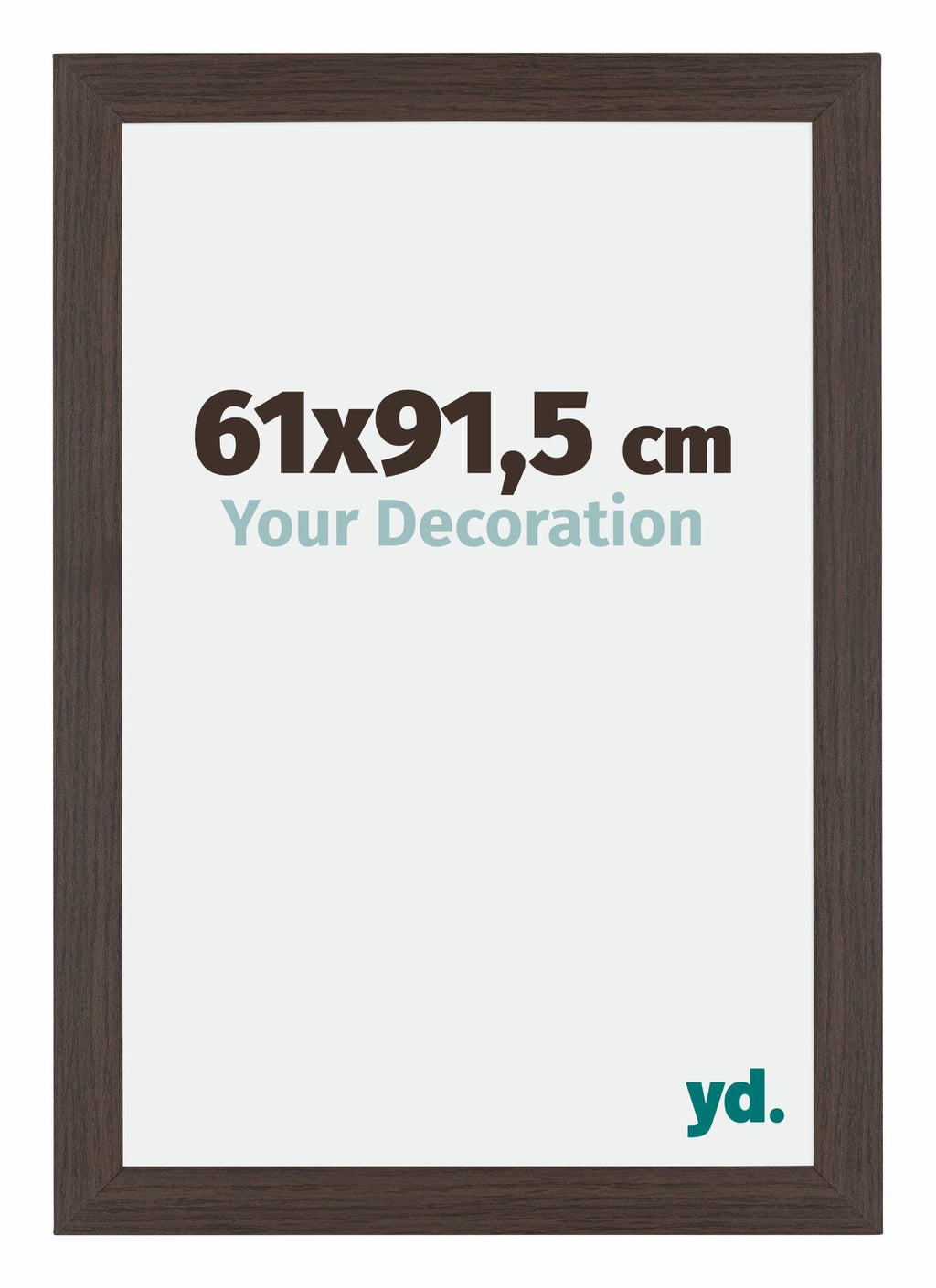 Mura MDF Photo Frame 61x91 5cm Oak Dark Front Size | Yourdecoration.com