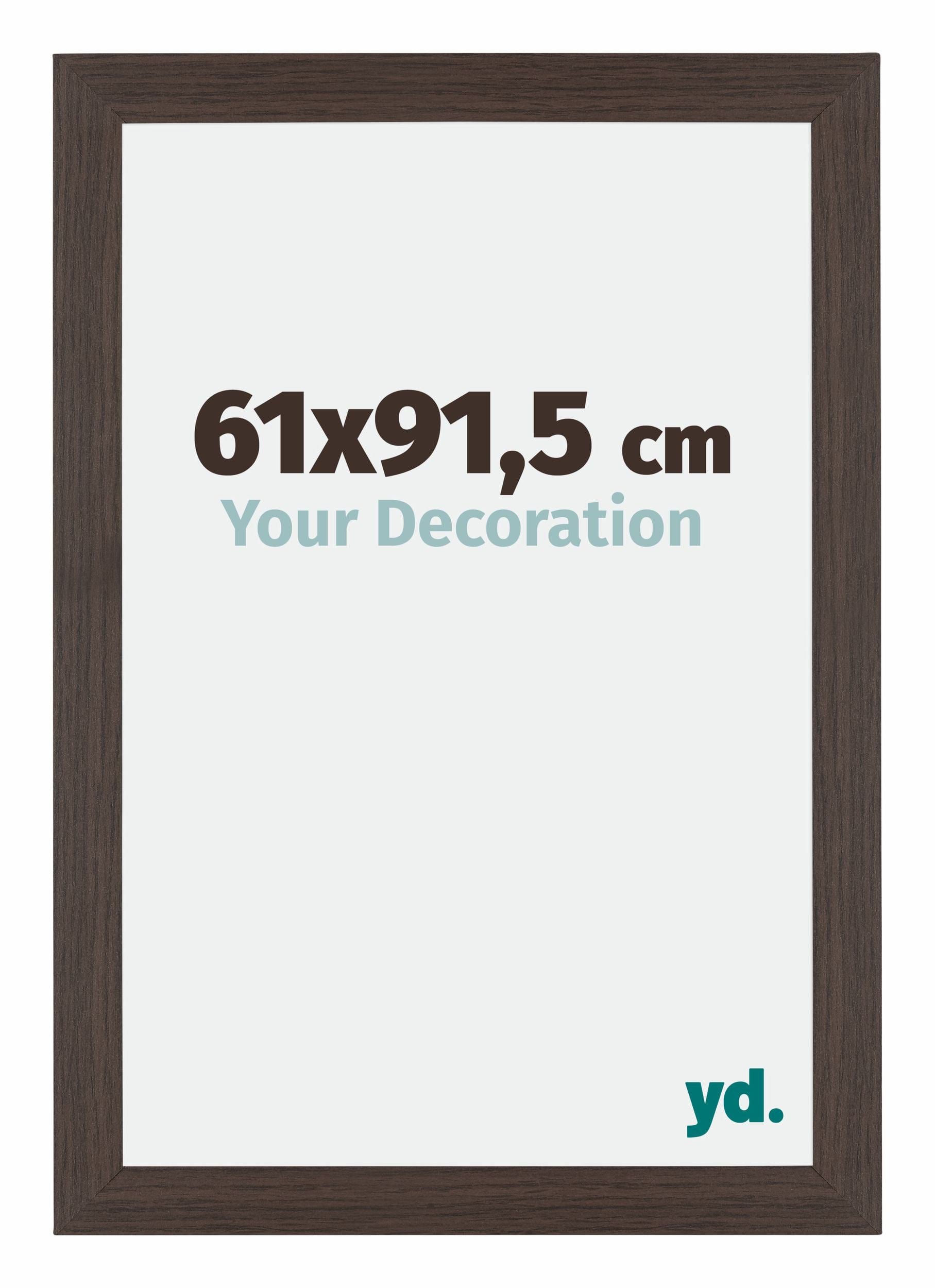 Mura MDF Photo Frame 61x91 5cm Oak Dark Front Size | Yourdecoration.com