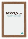 Mura MDF Photo Frame 61x91 5cm Oak Rustic Front Size | Yourdecoration.com