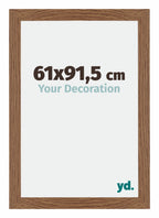 Mura MDF Photo Frame 61x91 5cm Oak Rustic Front Size | Yourdecoration.com