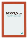 Mura MDF Photo Frame 61x91 5cm Orange Front Size | Yourdecoration.com