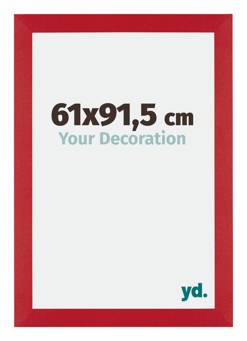 Mura MDF Photo Frame 61x91 5cm Red Front Size | Yourdecoration.com
