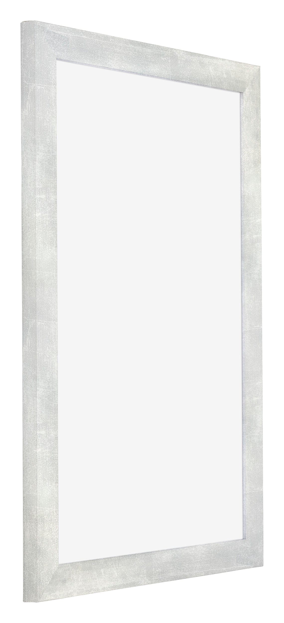 Mura MDF Photo Frame 61x91 5cm Silver Glossy Vintage Front Oblique | Yourdecoration.com