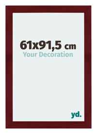 Mura MDF Photo Frame 61x91 5cm Winered Wiped Front Size | Yourdecoration.com