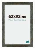 Mura MDF Photo Frame 62x93cm Blue Gold Melange Front Size | Yourdecoration.com