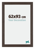 Mura MDF Photo Frame 62x93cm Oak Dark Front Size | Yourdecoration.com