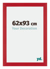 Mura MDF Photo Frame 62x93cm Red Front Size | Yourdecoration.com