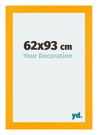Mura MDF Photo Frame 62x93cm Yellow Front Size | Yourdecoration.com