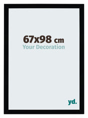 Mura MDF Photo Frame 67x98cm Black High Gloss Front Size | Yourdecoration.com
