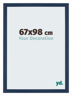 Mura MDF Photo Frame 67x98cm Dark Blue Swept Front Size | Yourdecoration.com