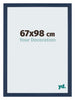 Mura MDF Photo Frame 67x98cm Dark Blue Swept Front Size | Yourdecoration.com