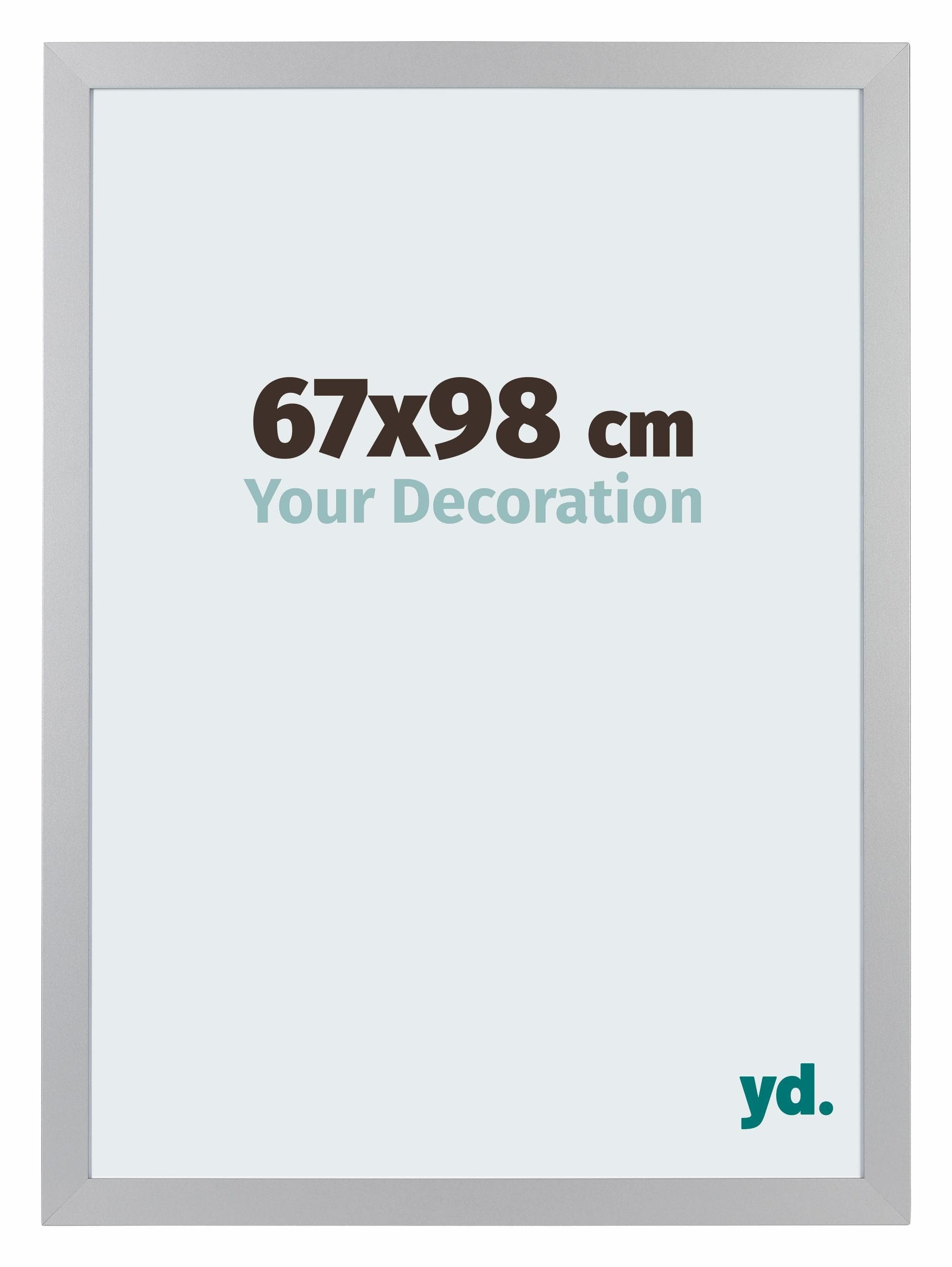 Mura MDF Photo Frame 67x98cm Gray Front Size | Yourdecoration.com