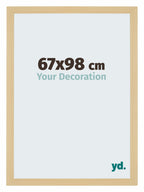 Mura MDF Photo Frame 67x98cm Maple Decor Front Size | Yourdecoration.com