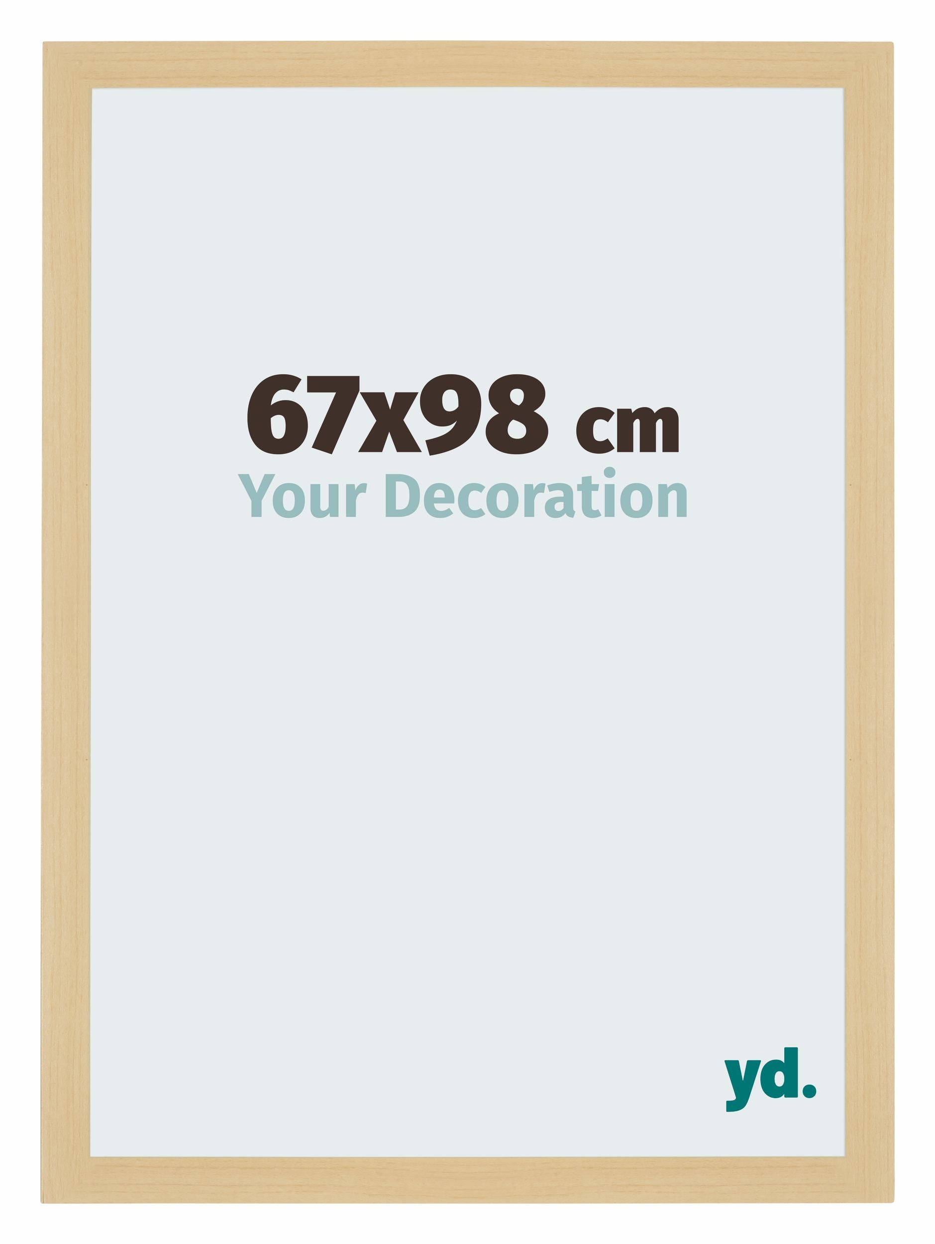 Mura MDF Photo Frame 67x98cm Maple Decor Front Size | Yourdecoration.com