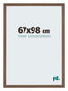 Mura MDF Photo Frame 67x98cm Walnut Dark Front Size | Yourdecoration.com
