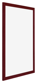 Mura MDF Photo Frame 67x98cm Wine Red Swept Front Oblique | Yourdecoration.com
