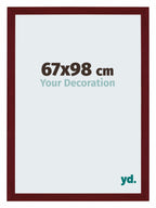 Mura MDF Photo Frame 67x98cm Wine Red Swept Front Size | Yourdecoration.com