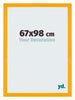 Mura MDF Photo Frame 67x98cm Yellow Front Size | Yourdecoration.com