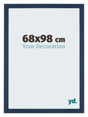Mura MDF Photo Frame 68x98cm Dark Blue Swept Front Size | Yourdecoration.com