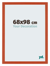 Mura MDF Photo Frame 68x98cm Orange Front Size | Yourdecoration.com