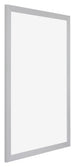 Mura MDF Photo Frame 68x98cm Silver Matte Front Oblique | Yourdecoration.com