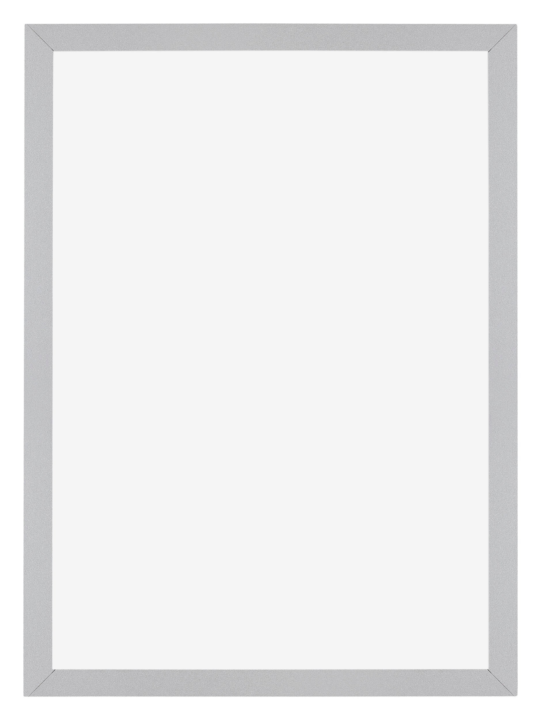 Mura MDF Photo Frame 68x98cm Silver Matte Front | Yourdecoration.com