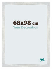 Mura MDF Photo Frame 68x98cm Silver Shiny Vintage Front Size | Yourdecoration.com