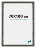 Mura MDF Photo Frame 70x100cm Blue Gold Melange Front Size | Yourdecoration.com