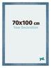 Mura MDF Photo Frame 70x100cm Bright Blue Swept Front Size | Yourdecoration.com