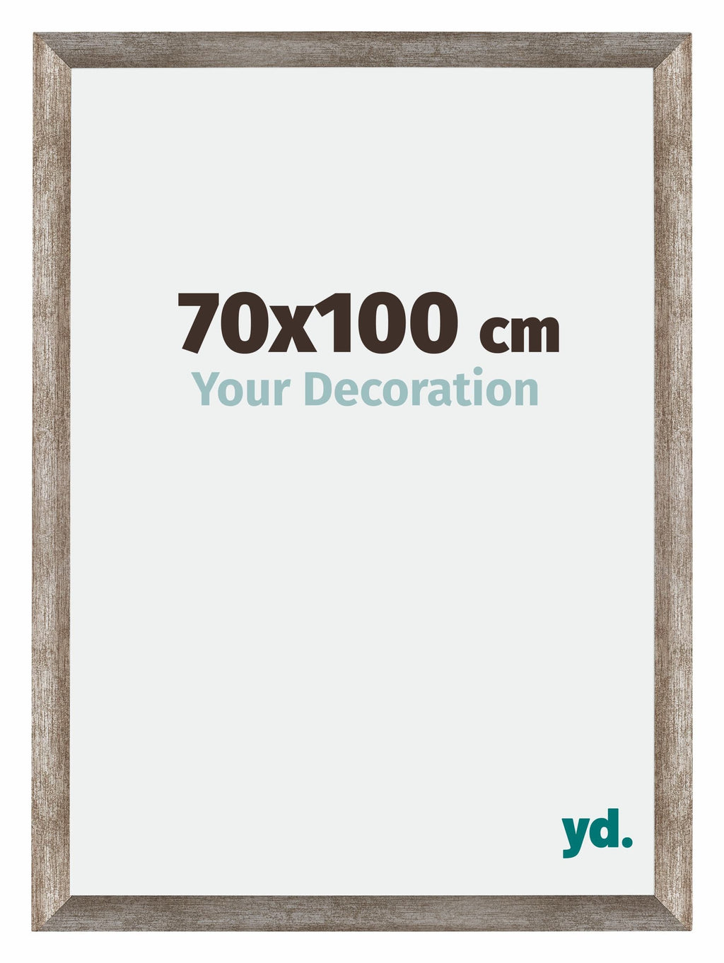 Mura MDF Photo Frame 70x100cm Metal Vintage Front Size | Yourdecoration.com