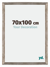 Mura MDF Photo Frame 70x100cm Metal Vintage Front Size | Yourdecoration.com
