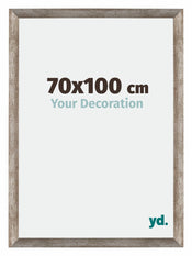 Mura MDF Photo Frame 70x100cm Metal Vintage Front Size | Yourdecoration.com