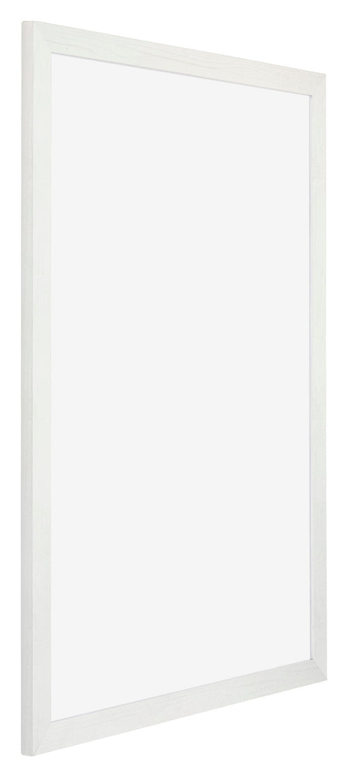 Mura MDF Photo Frame 70x100cm White Wiped Front Oblique | Yourdecoration.com