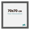 Mura MDF Photo Frame 70x70cm Anthracite Size | Yourdecoration.com