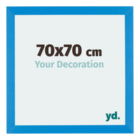Mura MDF Photo Frame 70x70cm Bright Blue Front Size | Yourdecoration.com