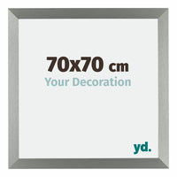 Mura MDF Photo Frame 70x70cm Champagne Front Size | Yourdecoration.com