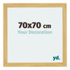 Mura MDF Photo Frame 70x70cm Pine Design Front Size | Yourdecoration.com