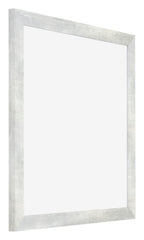 Mura MDF Photo Frame 70x70cm Silver Glossy Vintage Front Oblique | Yourdecoration.com