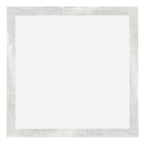 Mura MDF Photo Frame 70x70cm Silver Glossy Vintage Front | Yourdecoration.com