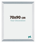 Mura MDF Photo Frame 70x90cm Aluminum Brushed Front Size | Yourdecoration.com