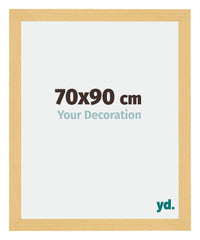 Mura MDF Photo Frame 70x90cm Beech Design Front Size | Yourdecoration.com