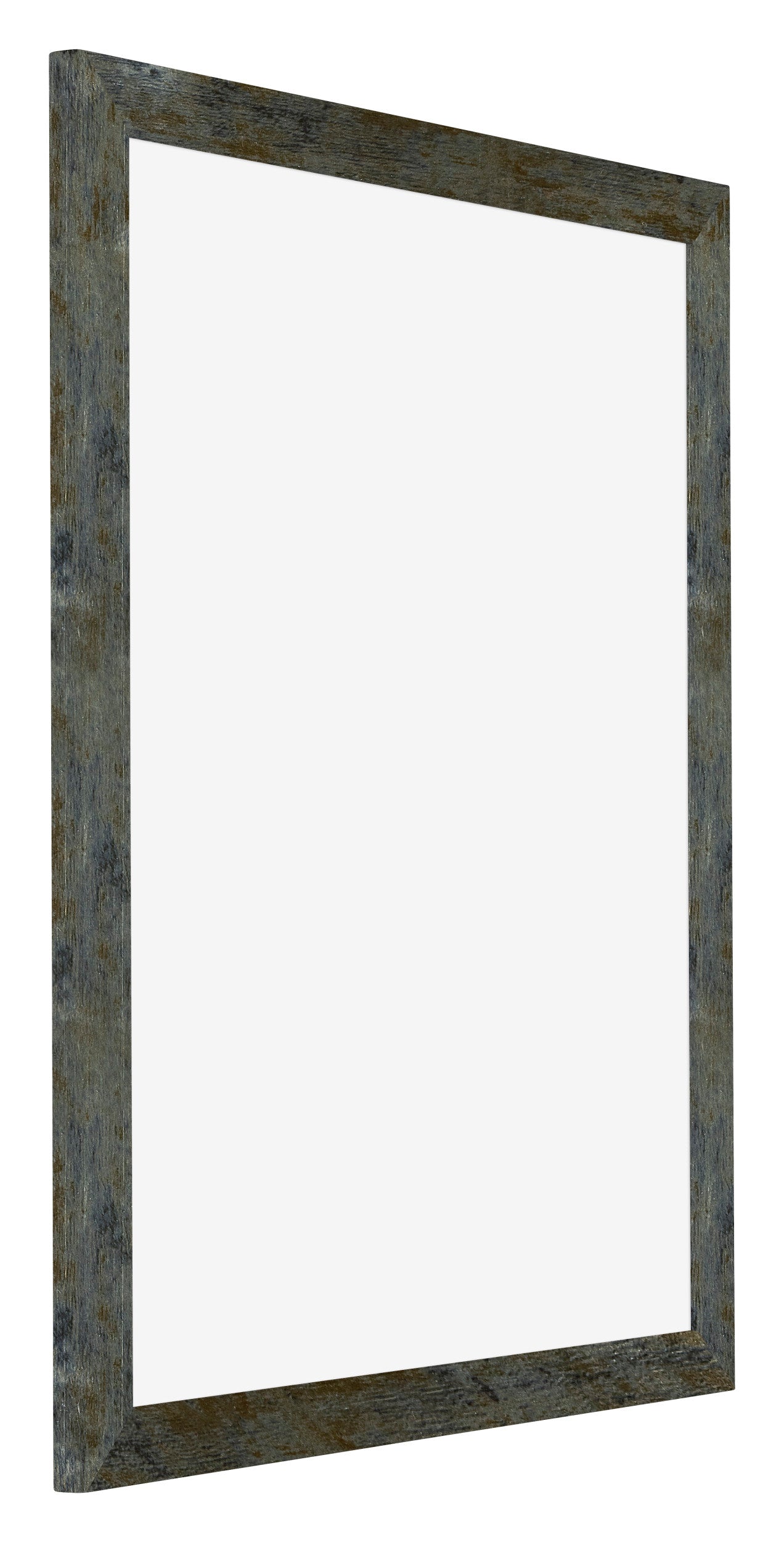 Mura MDF Photo Frame 70x90cm Blue Gold Melange Front Oblique | Yourdecoration.com