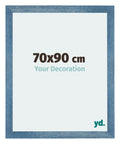 Mura MDF Photo Frame 70x90cm Bright Blue Swept Front Size | Yourdecoration.com