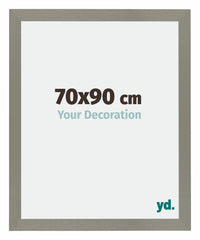 Mura MDF Photo Frame 70x90cm Gray Front Size | Yourdecoration.com