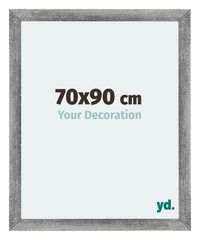 Mura MDF Photo Frame 70x90cm Gray Wiped Front Size | Yourdecoration.com