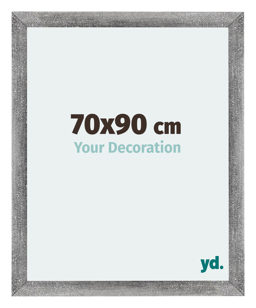 Mura MDF Photo Frame 70x90cm Gray Wiped Front Size | Yourdecoration.com