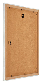 Mura MDF Photo Frame 70x90cm Silver Glossy Vintage Back Oblique | Yourdecoration.com