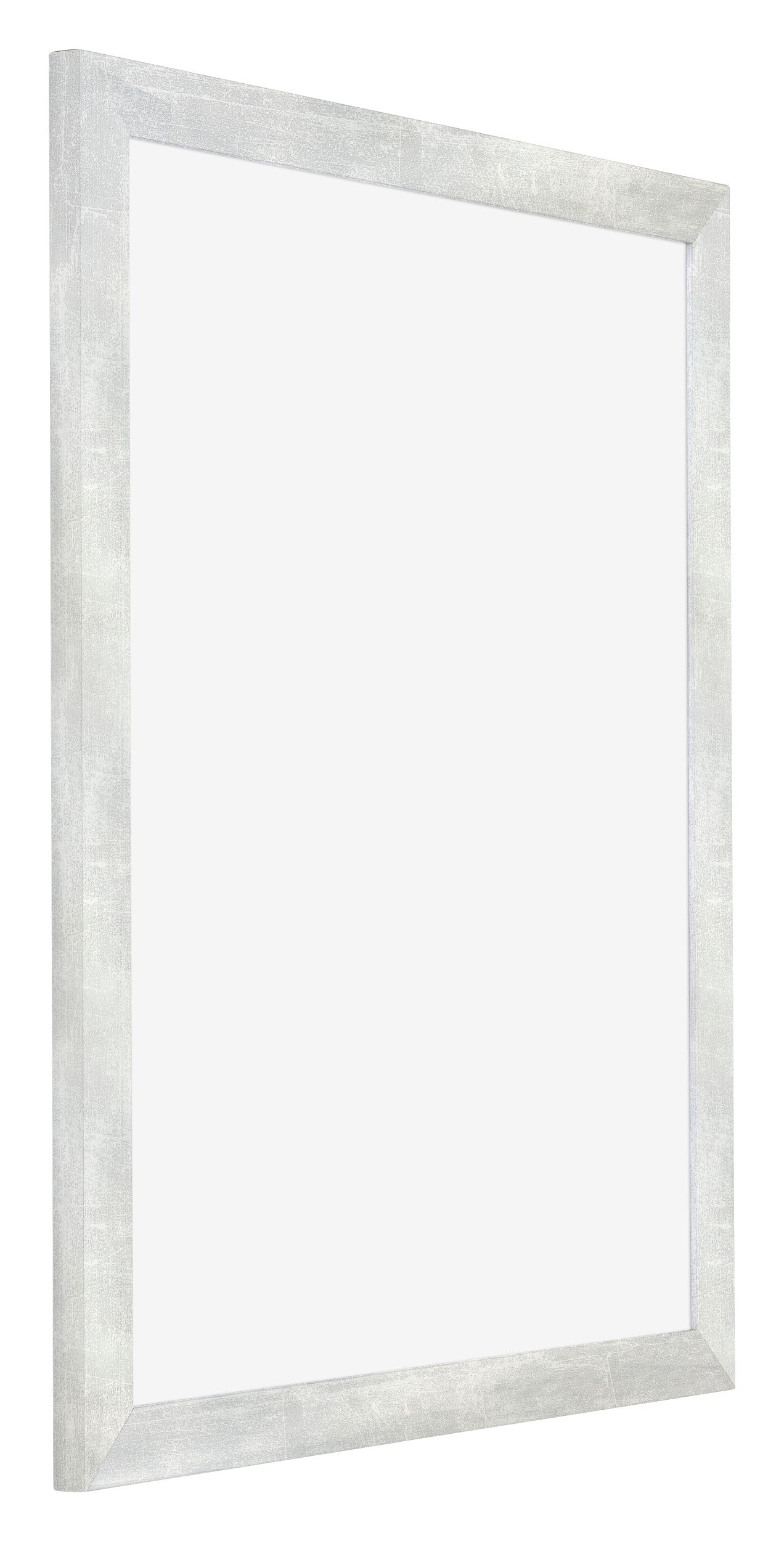 Mura MDF Photo Frame 70x90cm Silver Glossy Vintage Front Oblique | Yourdecoration.com