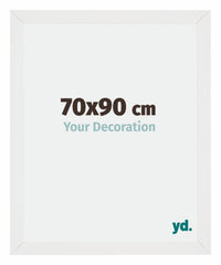 Mura MDF Photo Frame 70x90cm White High Gloss Front Size | Yourdecoration.com