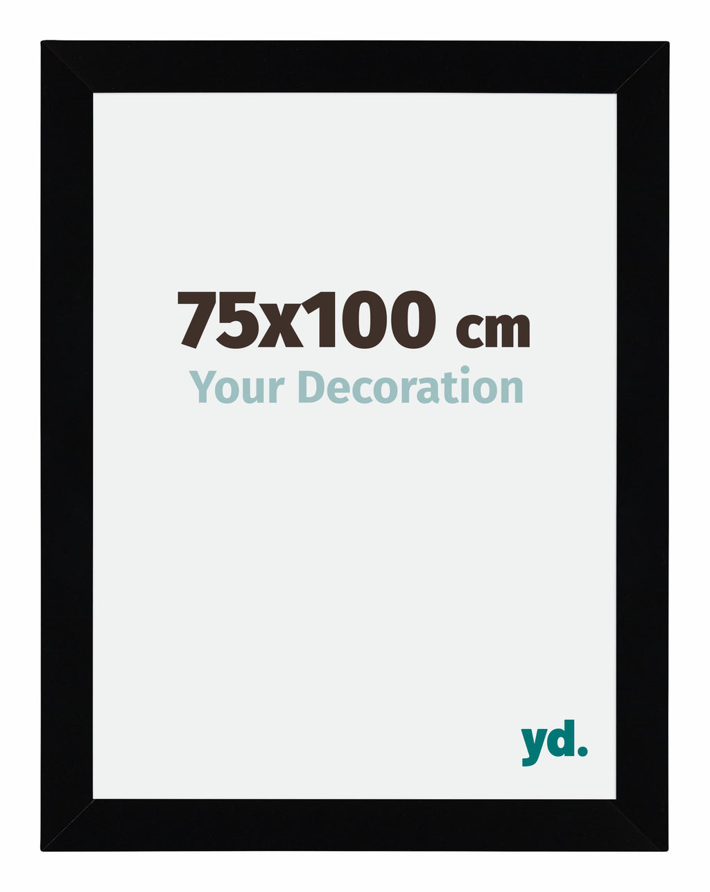 Mura MDF Photo Frame 75x100cm Back High Gloss Front Size | Yourdecoration.com